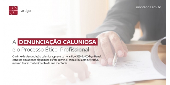 A Denunciação Caluniosa e o Processo Ético-profissional