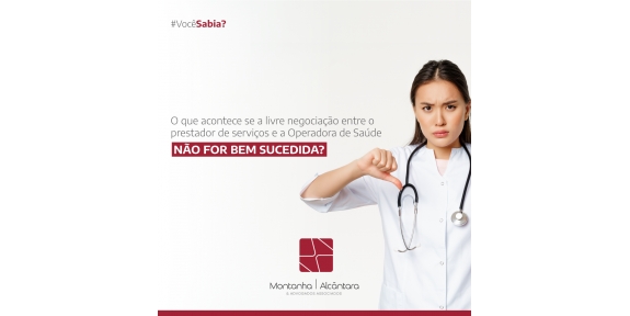 O que acontece se a livre negociação entre o prestador de serviços e a Operadora de Saúde não for bem sucedida?