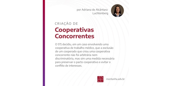 CRIAÇÃO DE COOPERATIVAS CONCORRENTES